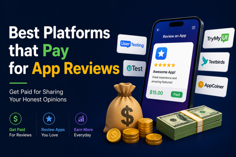 10 Best Platforms that pay for app reviews